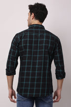 Stylox Regular Fit Full Sleeve Check Casual Shirt For Men's