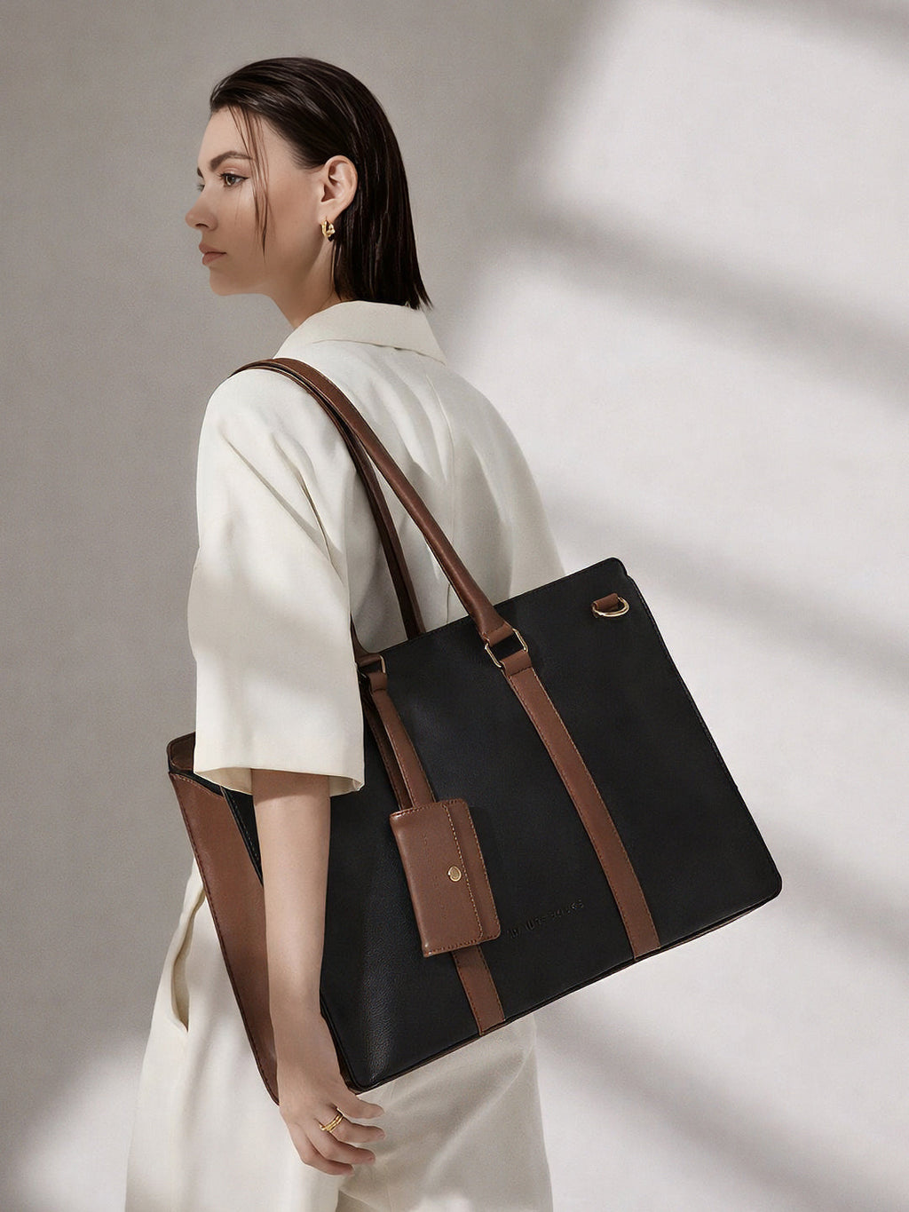 Haute Sauce The Diurnal Tote Office Bag - Midnight Black