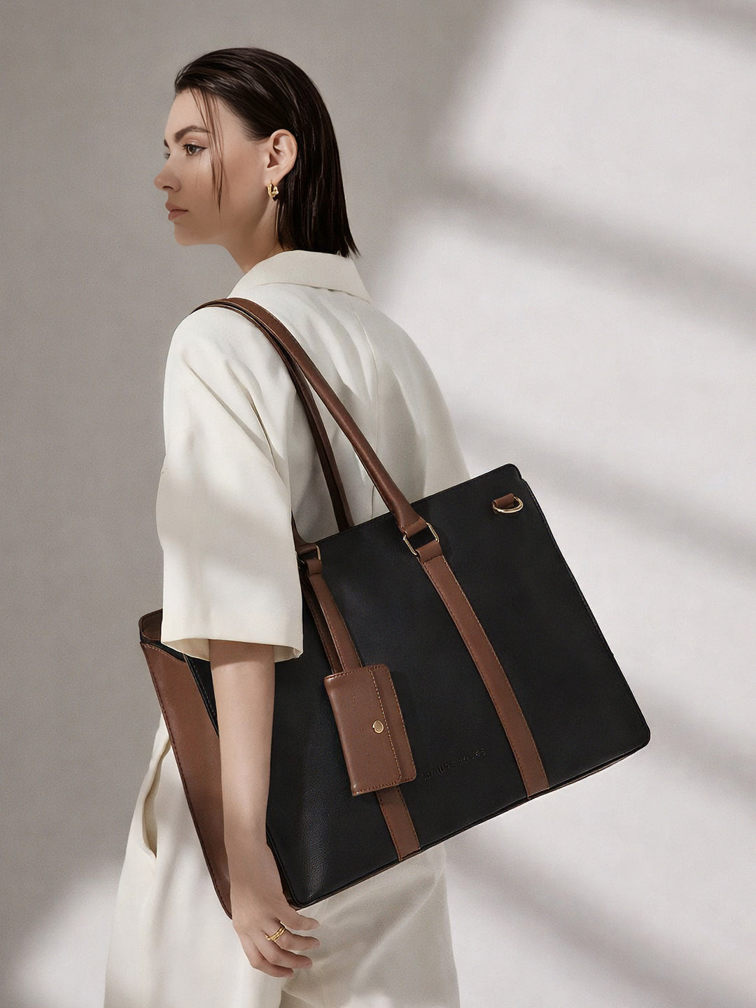Haute Sauce The Diurnal Tote Office Bag - Midnight Black