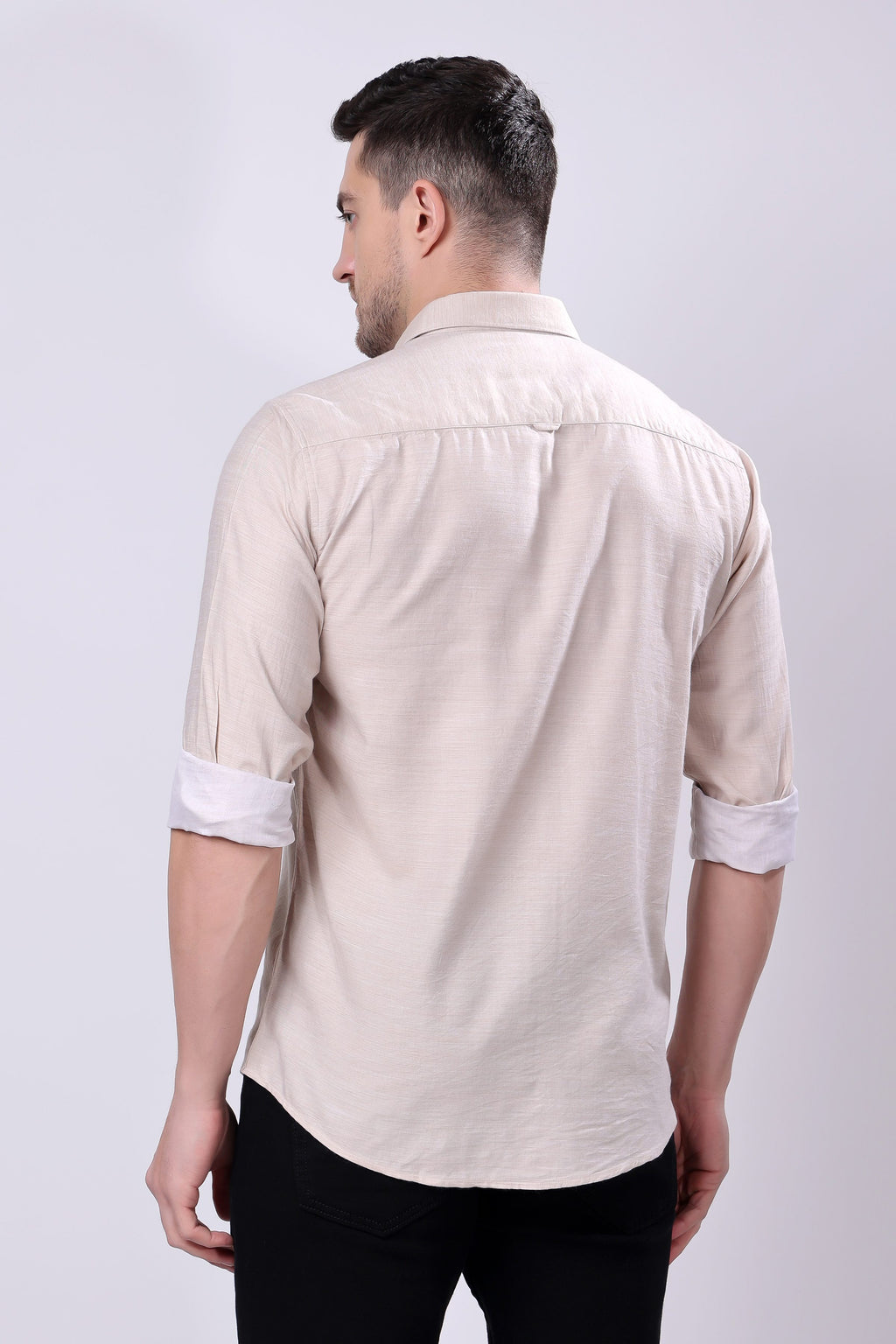 Stylox Full Sleeve Solid Casual Shirt For Men's
