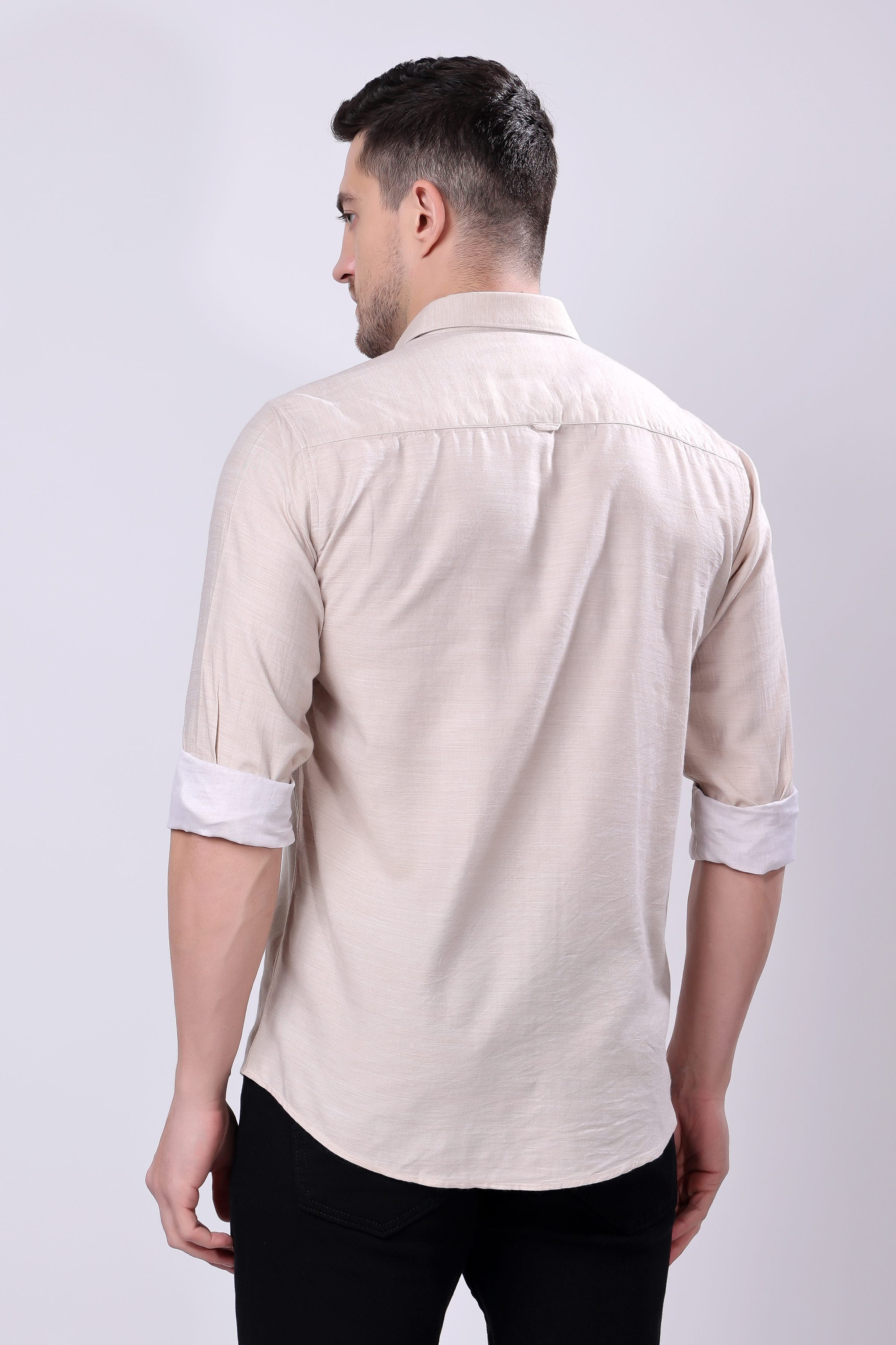 Stylox Full Sleeve Solid Casual Shirt For Men's