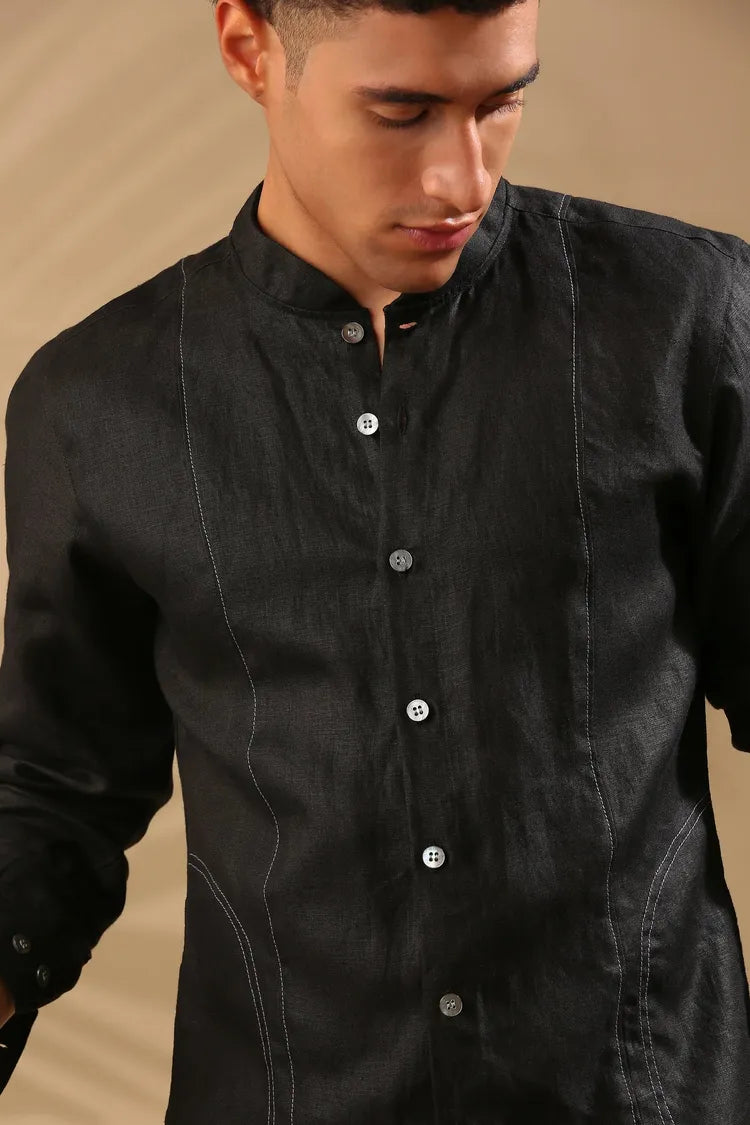 Black Baobab Bomber Shirt