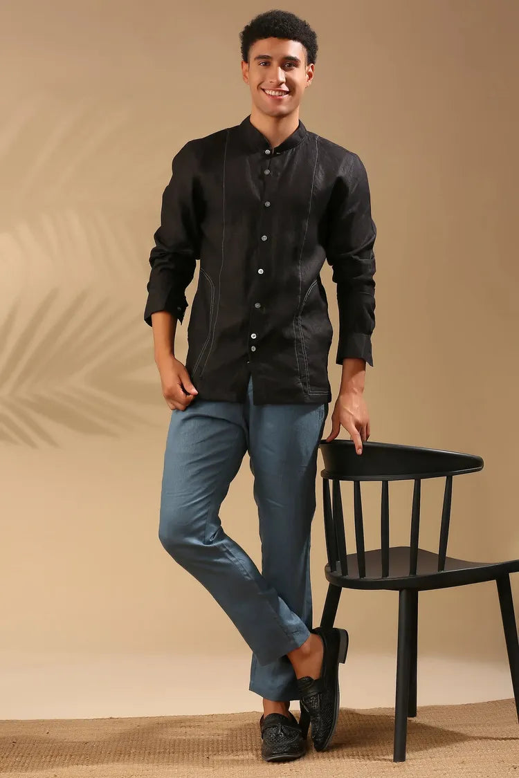 Black Baobab Bomber Shirt