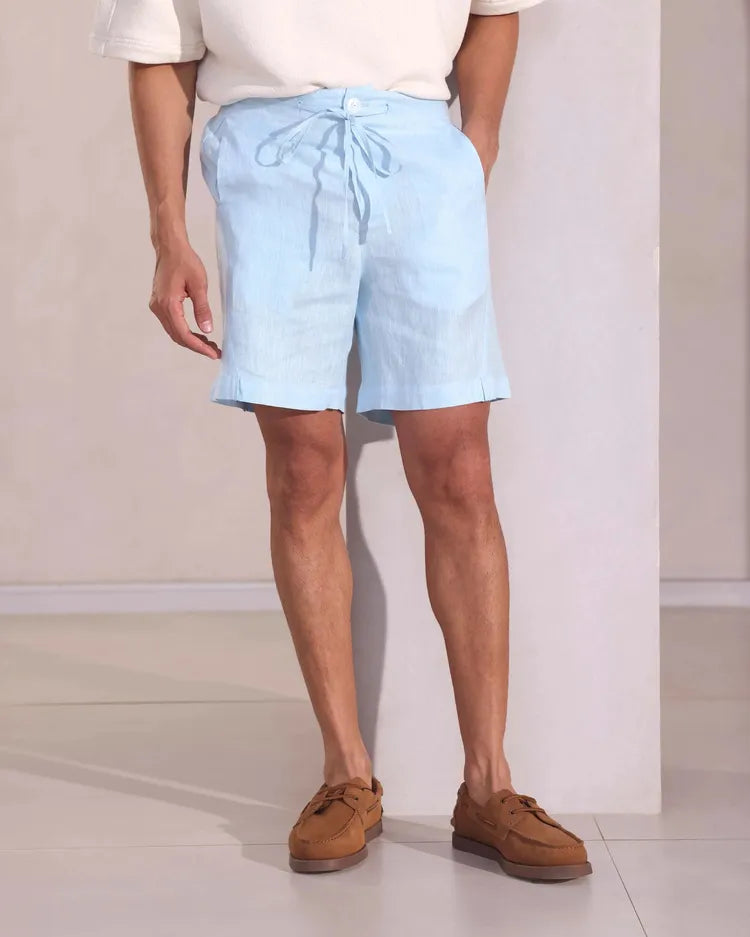 Light Blue Bonzai Relaxed Shorts