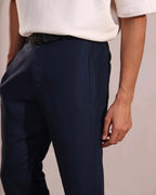 Navy Tailored Cedar Pants