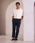 Navy Tailored Cedar Pants