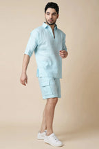 Light Blue Oversized Current Shirt