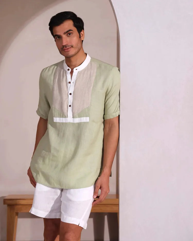 Green Half Sleeve Cypress Shirt