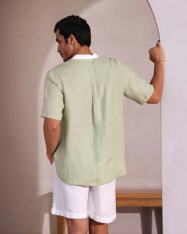 Green Half Sleeve Cypress Shirt