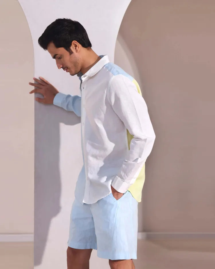 Multicolor Pastel Full Sleeve Gust Shirt