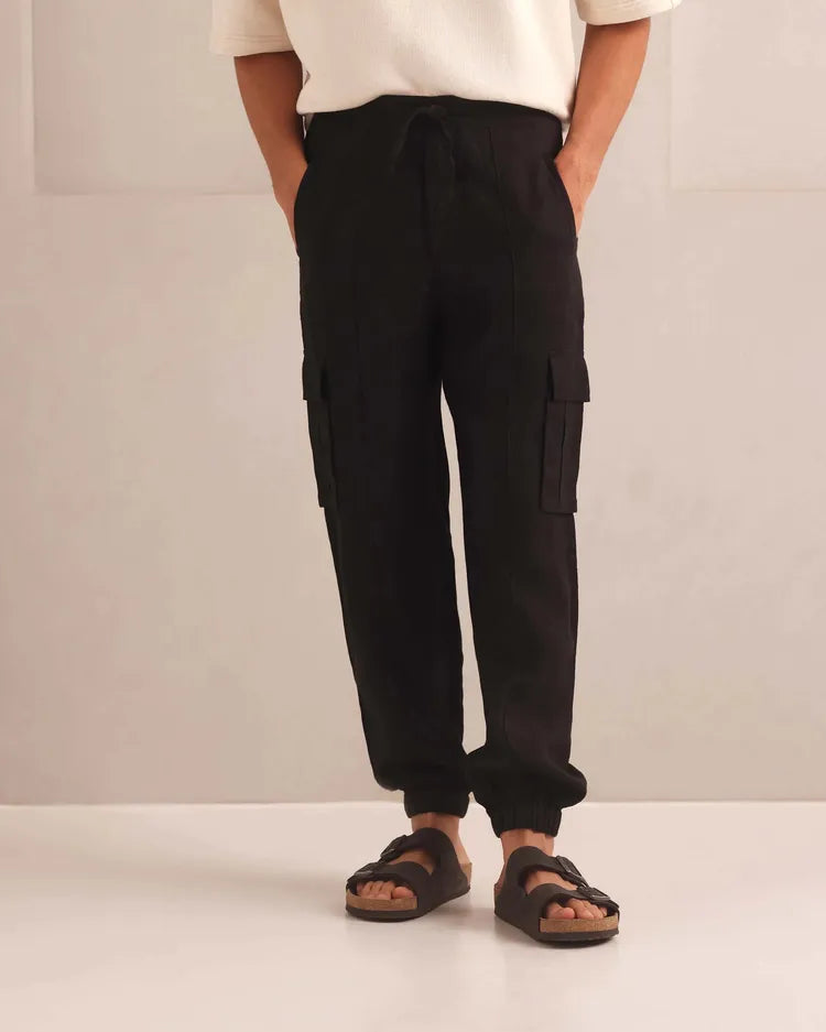 Black Juniper Cargo Joggers
