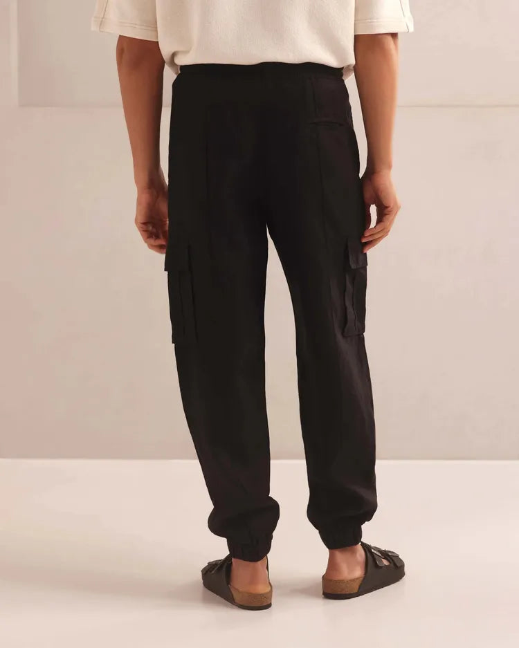 Black Juniper Cargo Joggers