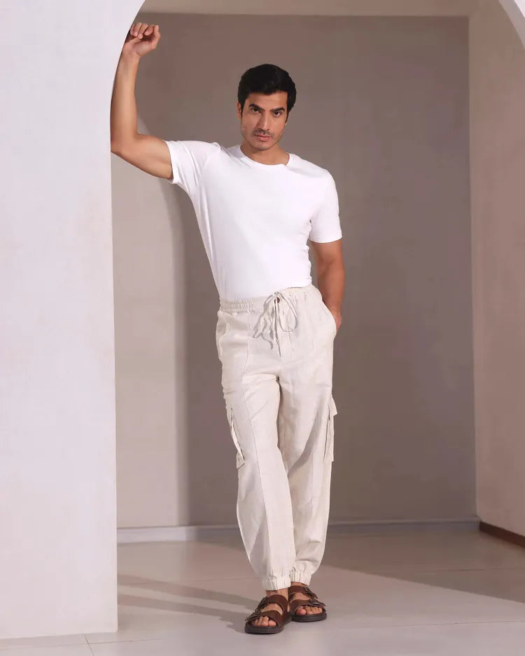 Khaki Juniper Cargo Joggers