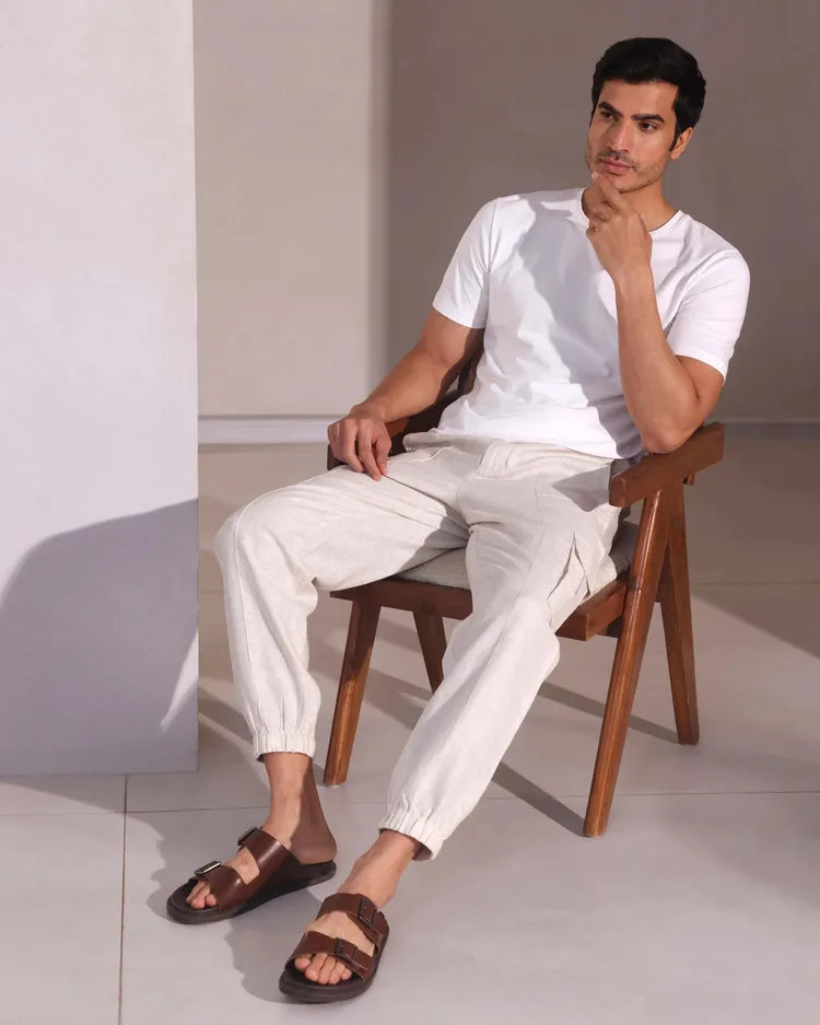 Khaki Juniper Cargo Joggers