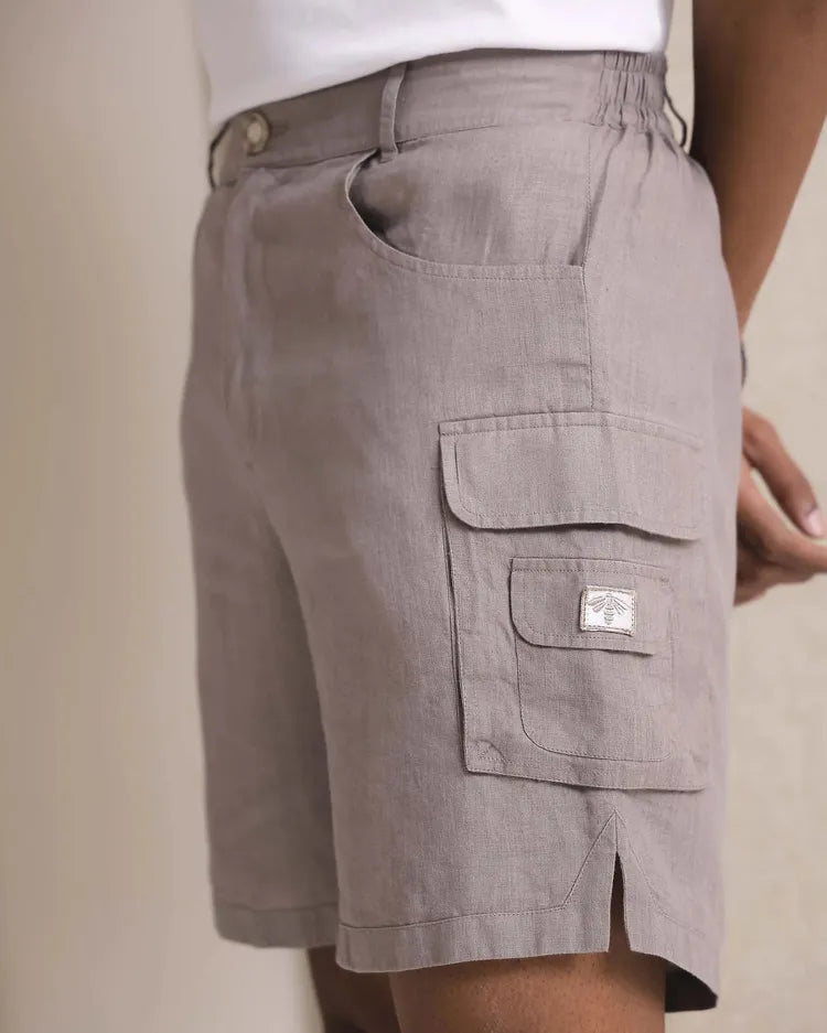 Khaki Relaxed Fit Onyx Cargo Shorts