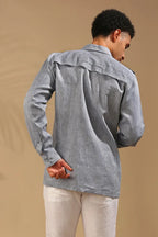 Blue Sequoia Elbow Patch Shirt