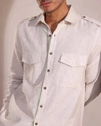 Khaki Sequoia Elbow Patch Shirt