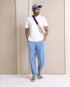 Blue Relaxed Fit Siesta Pants