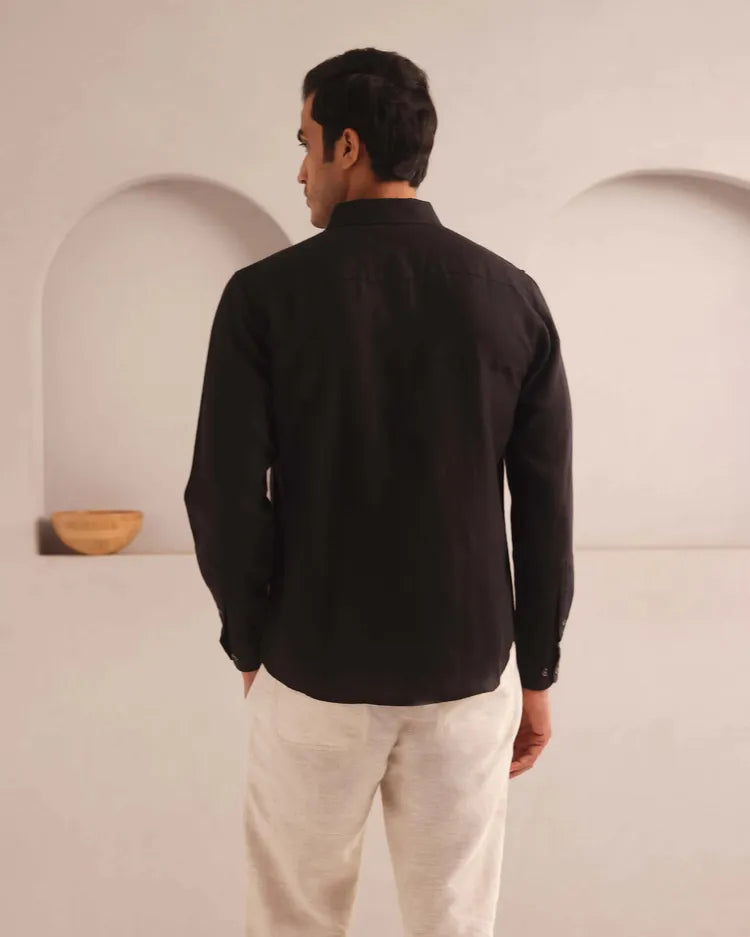 Black Classic Velocity Buttondown Shirt