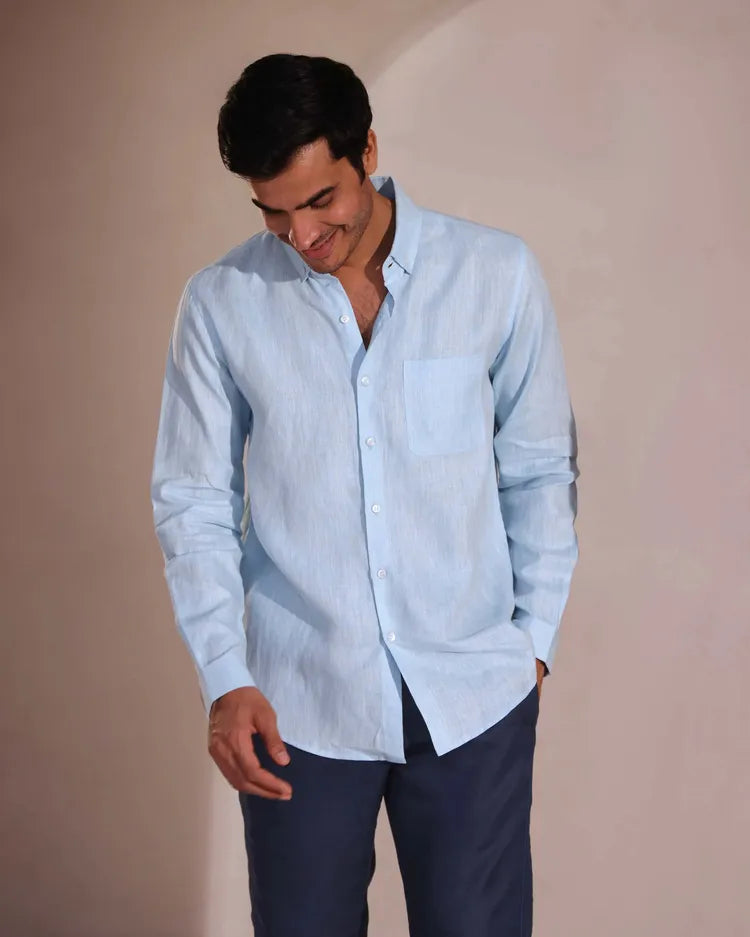 Light Blue Classic Velocity Buttondown Shirt