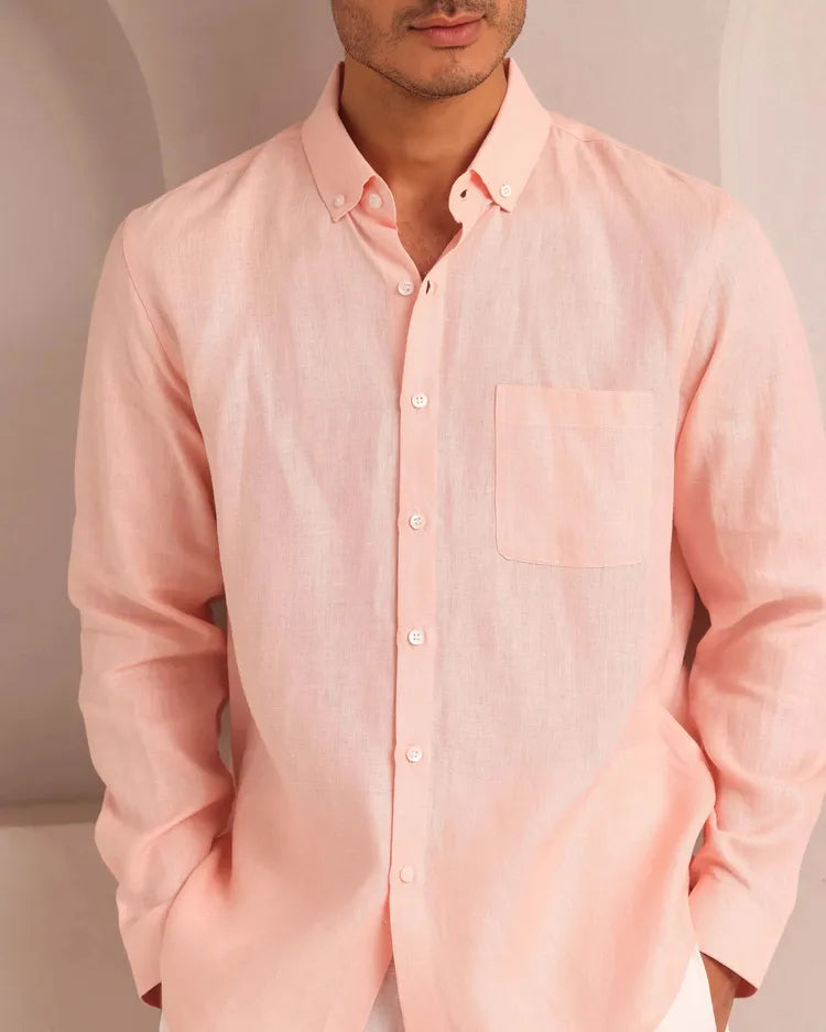 Peach Classic Velocity Buttondown Shirt