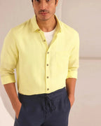Yellow Classic Velocity Buttondown Shirt