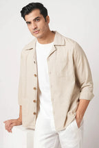 Khaki Zenith Shacket Shirt