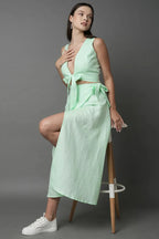 Mint Aria Tie Top
