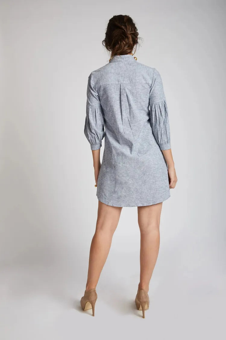 Blue Horizon Sleeve Dress