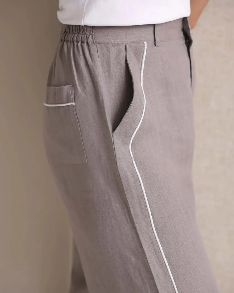 Khaki Jasper Tapered Pants