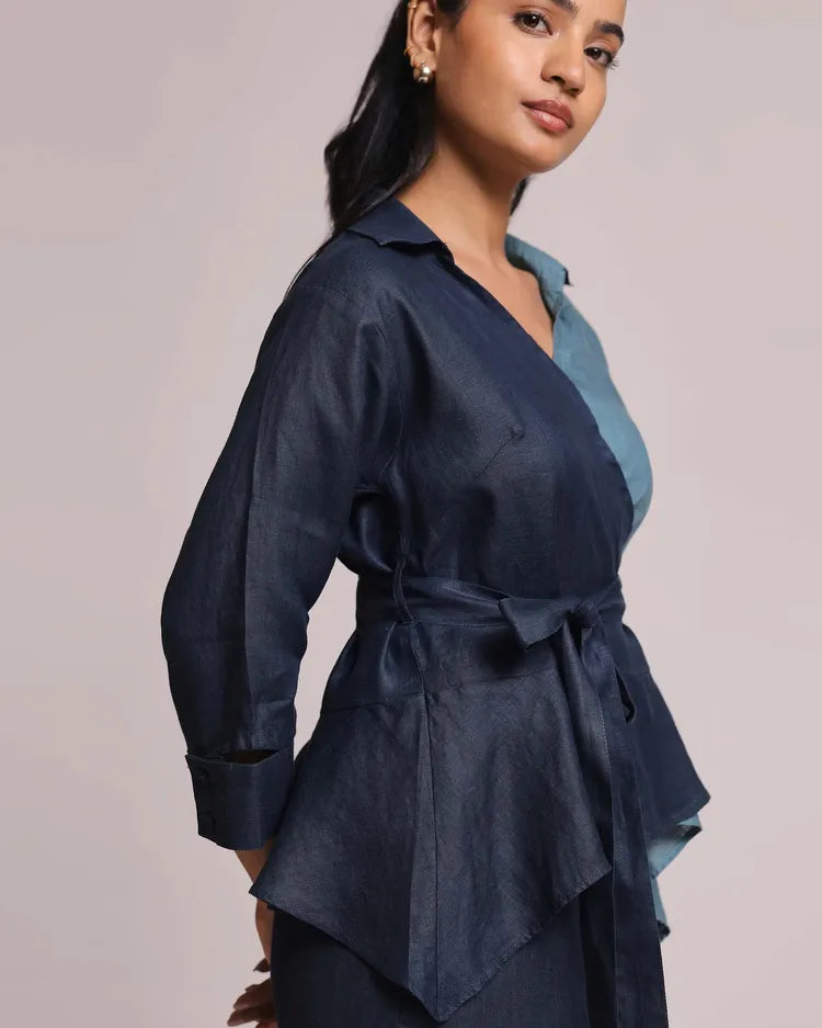 Navy Highwaisted Jade Skort