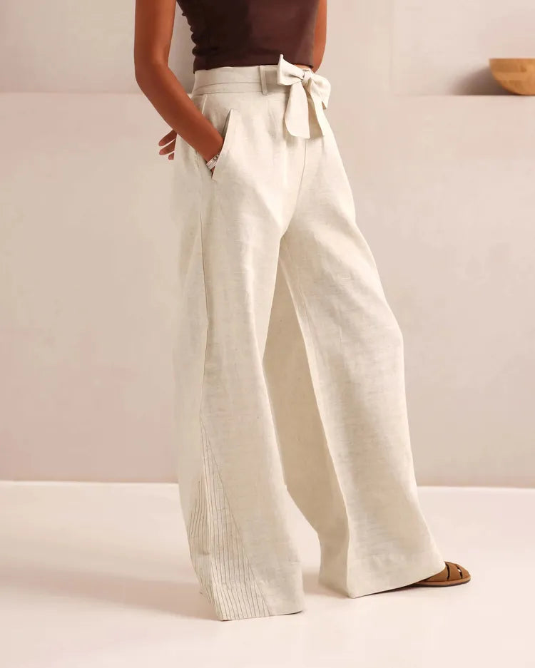 Oatmeal Tranquil Flared Pants