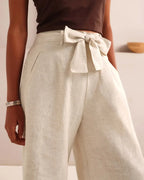 Oatmeal Tranquil Flared Pants