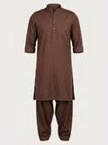 Men Pure Cotton Pathani Kurta with Patiala Set