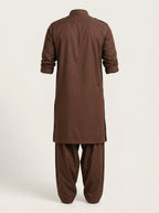 Men Pure Cotton Pathani Kurta with Patiala Set