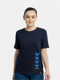 Hummel Blue Regular Shirts for Women Daily Wear