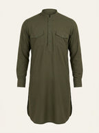Mandarin Collar Kurta & Pyjamas Kurta Sets