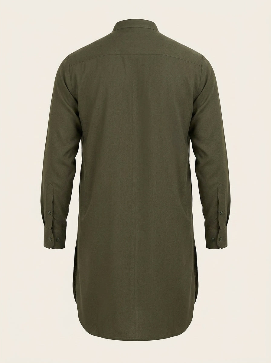 Mandarin Collar Kurta & Pyjamas Kurta Sets