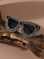 Haute Sauce Jeweled Sunglasses