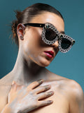 Haute Sauce Jeweled Sunglasses
