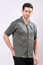 Stylox Regular Fit Half Sleeve Printed Casual Shirt for Men