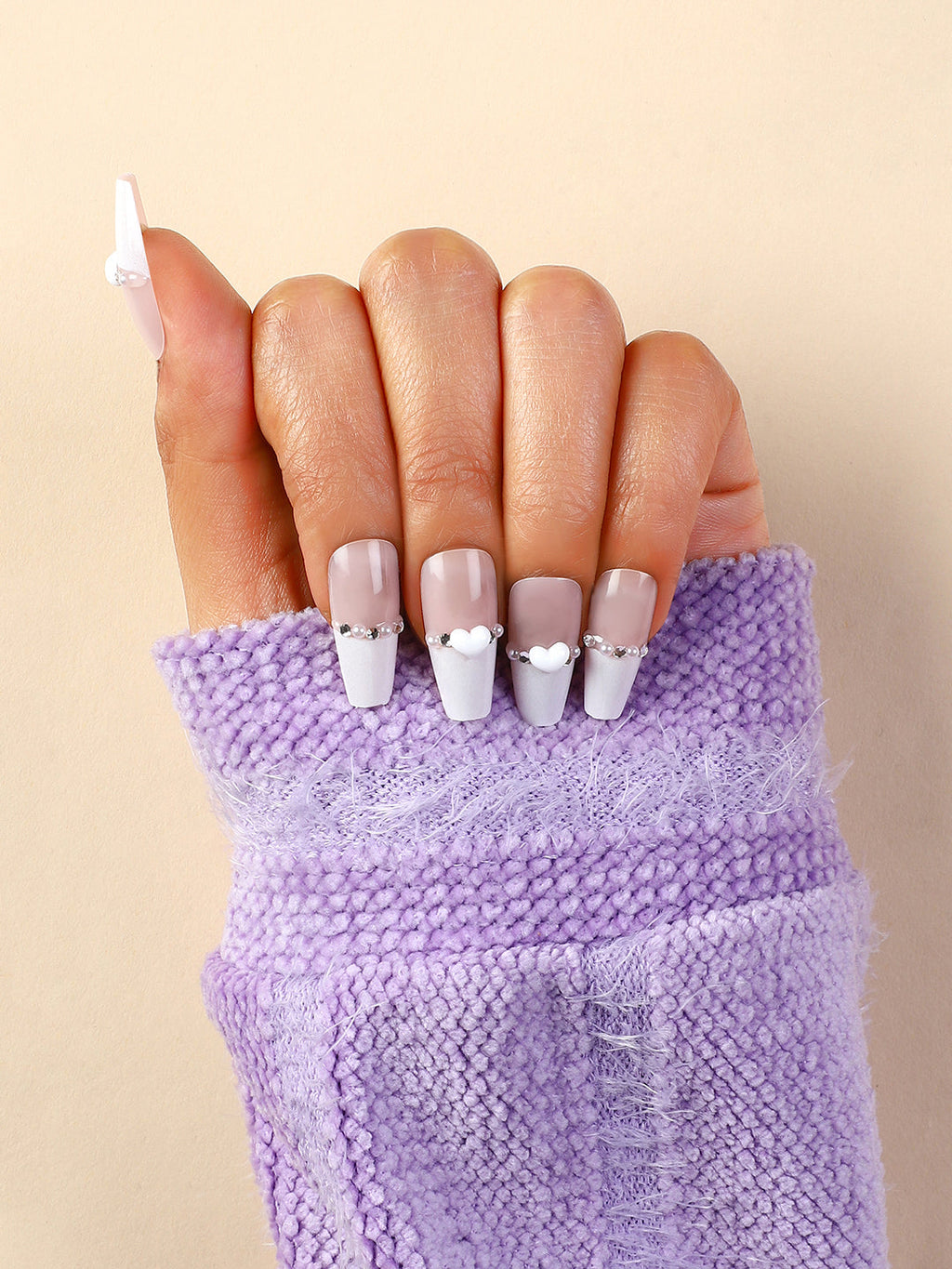 Haute Sauce The French Cå“Ur Press-On Nails - Daisy White