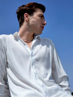 Campus Sutra Pleat-Creased Shirt