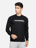 Hummel Black Regular Sweatshirts for Men Daily Wear