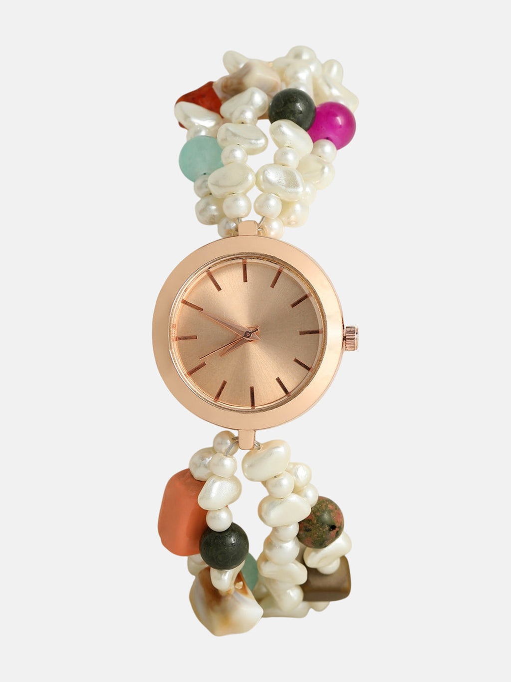 The Maryam Round Watch - Multicolour