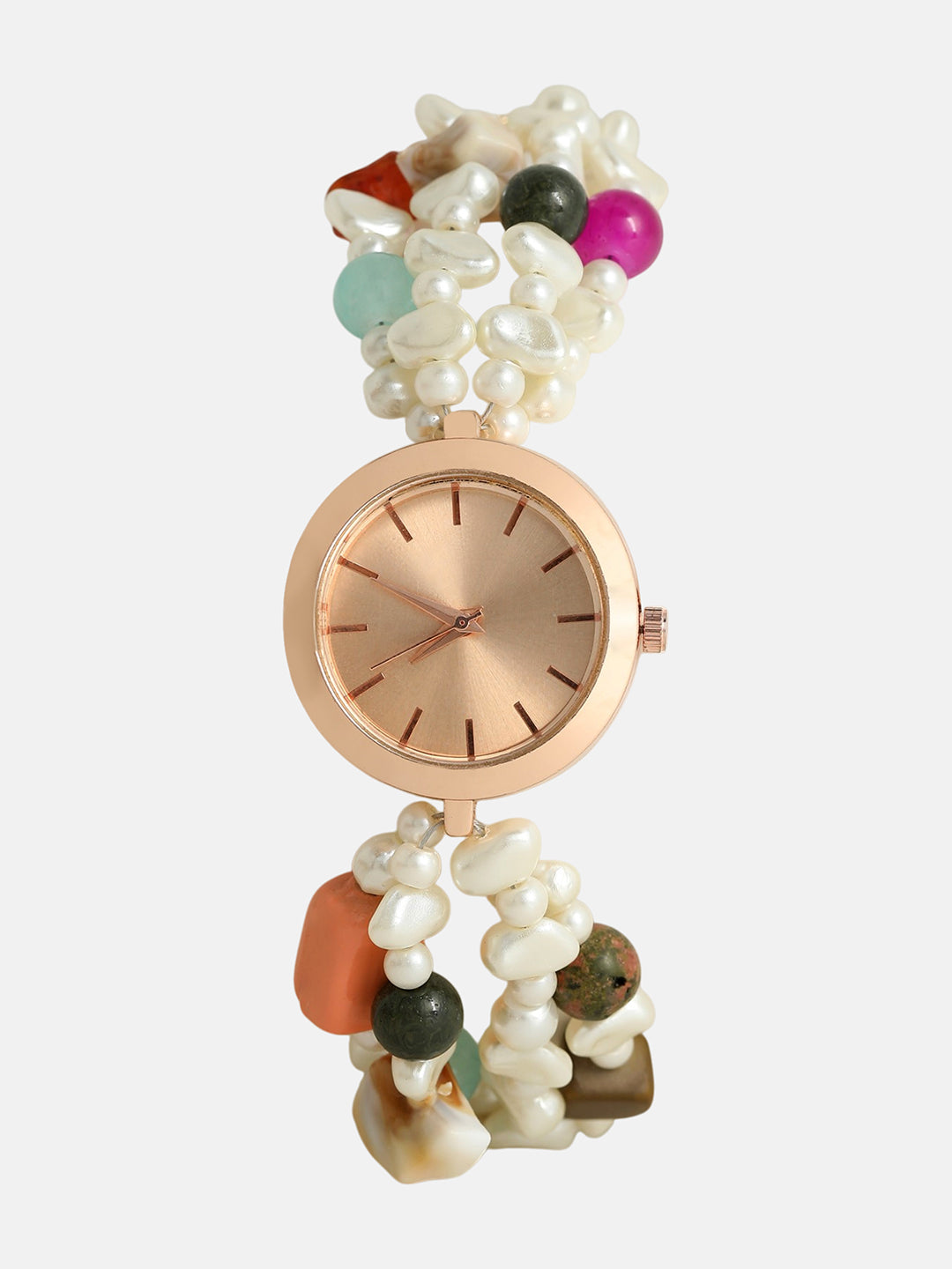 The Maryam Round Watch - Multicolour