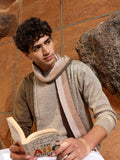Campus Sutra Contrast Panel Pullover Sweater