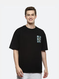 Hummel Black Oversized Shirts for Men Daily Wear