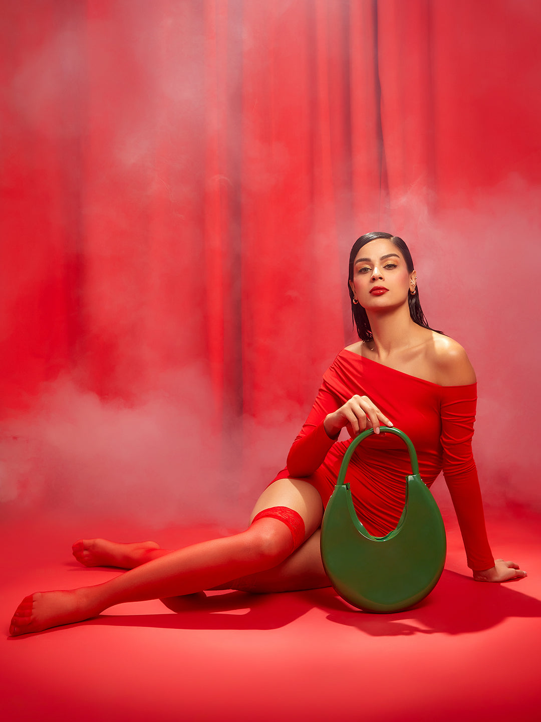 Haute Sauce The Lucida Hobo Bag - Emerald Green