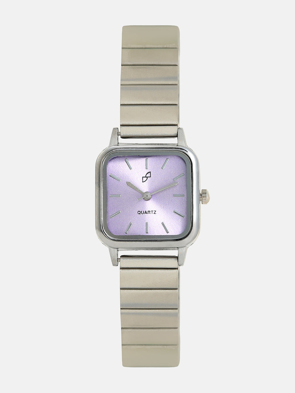 The Downtown Chain Square Watch - Iris Purple